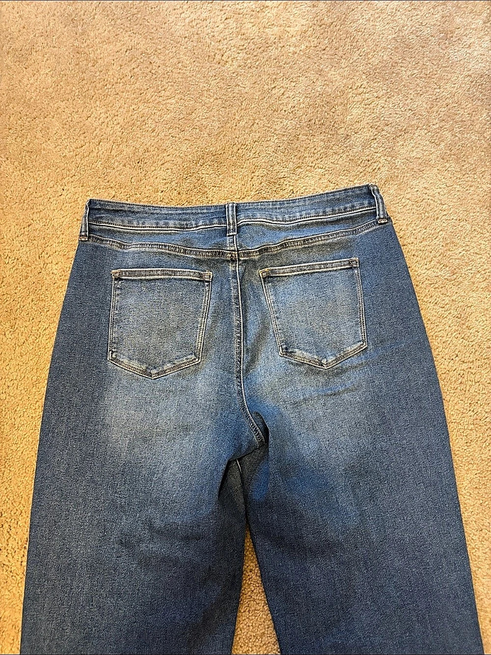SONOMA Straight Crop Straight Leg Jeans Blue Waist 12 - Picture 2 of 11